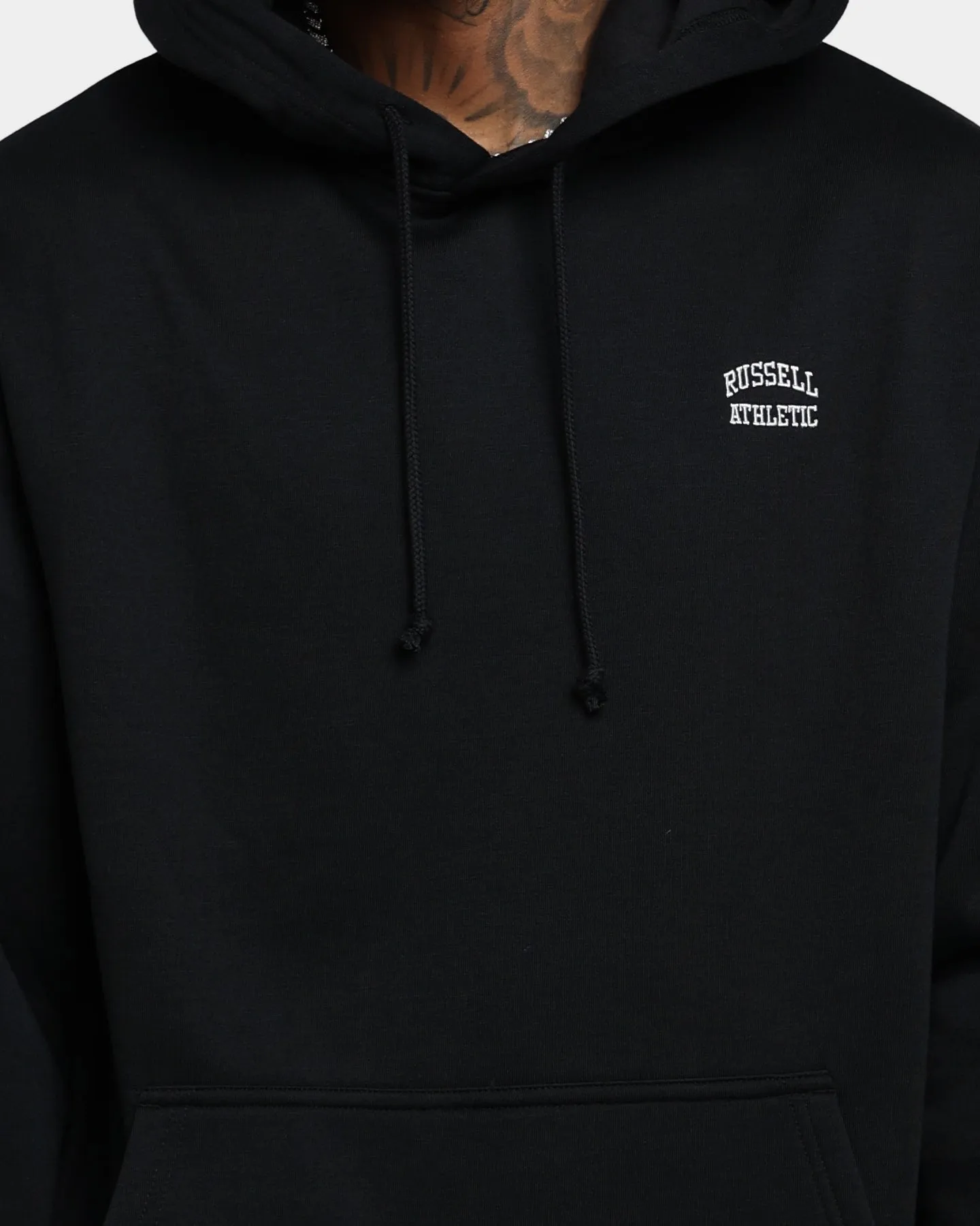 Russell Athletic Originals Small Arch Hoodie Black