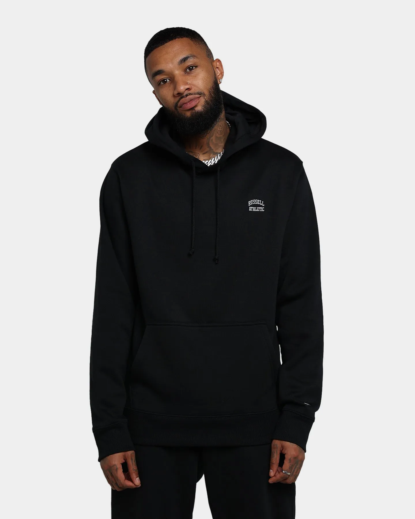 Russell Athletic Originals Small Arch Hoodie Black