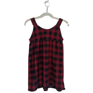 Sleeveless Flannel Dress