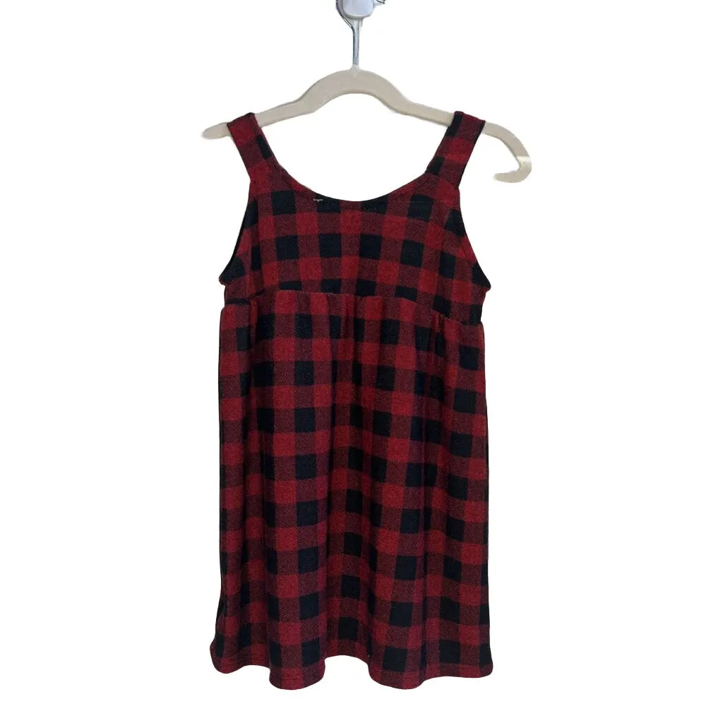 Sleeveless Flannel Dress