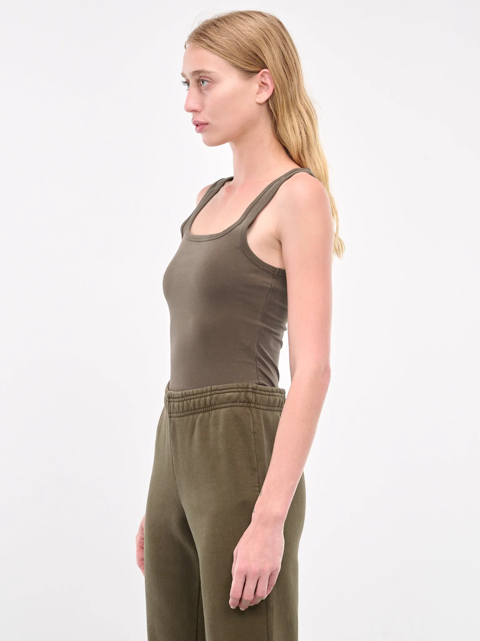 Square Neck Tank (ES2268BT-BRUNETTE)