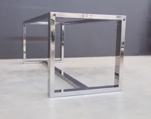 Stainless Steel Table Base Frame – For  Marble, Stone, Glass, or Wood Tabletops