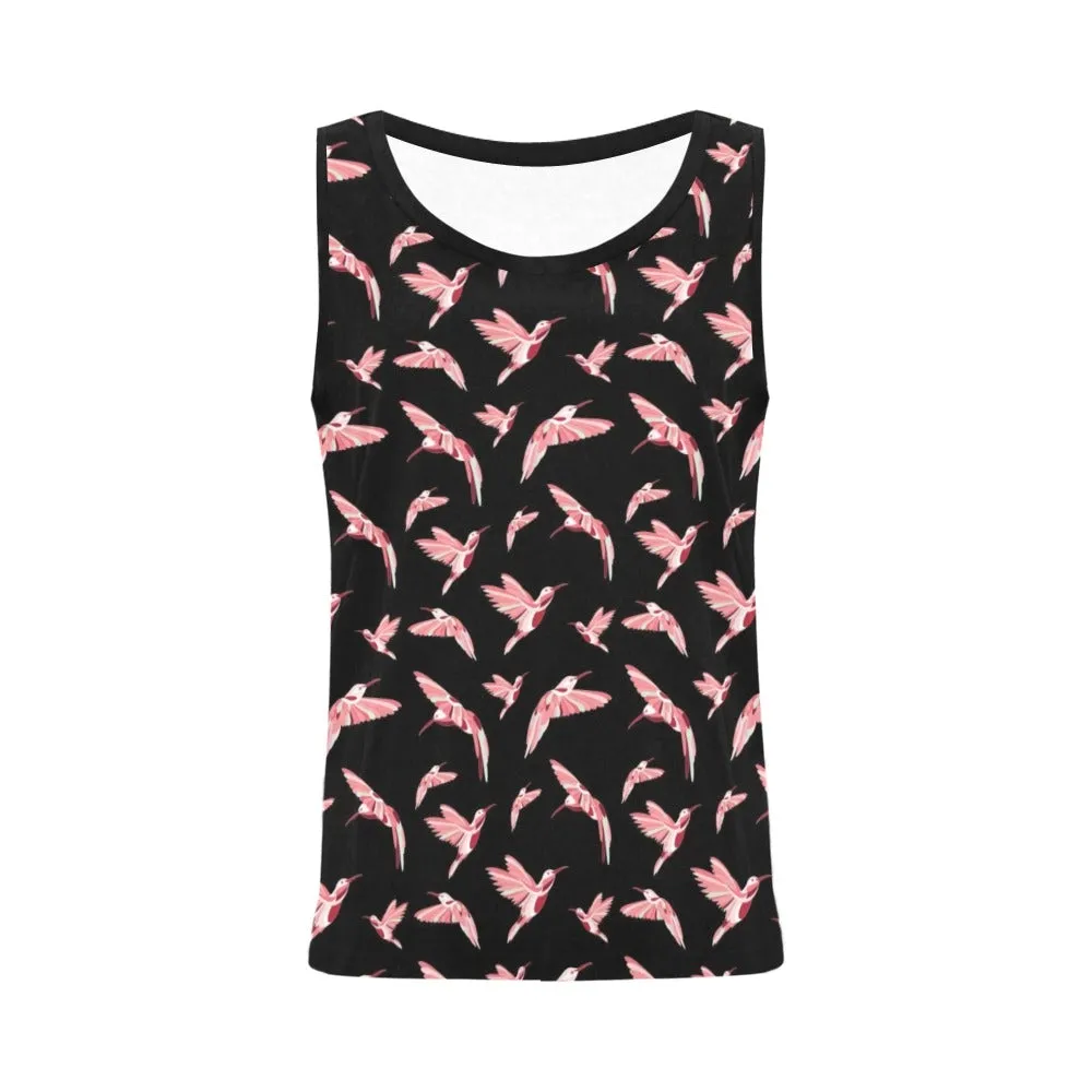 Strawberry Black Tank Top for Women