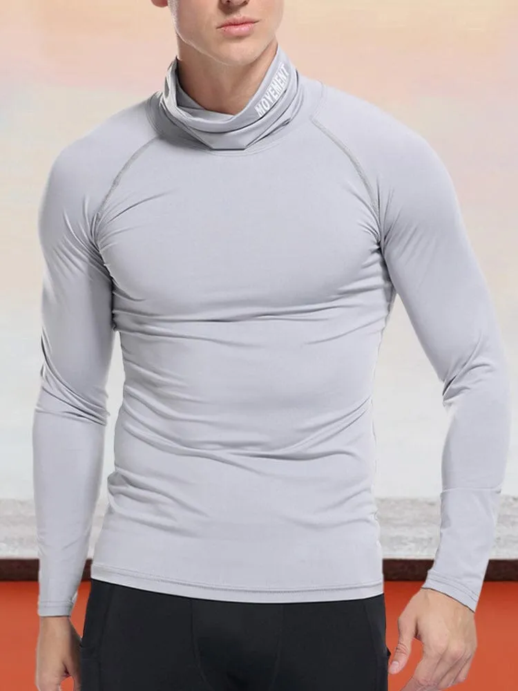 Turtleneck Sports Stretch Quick Dry Tops