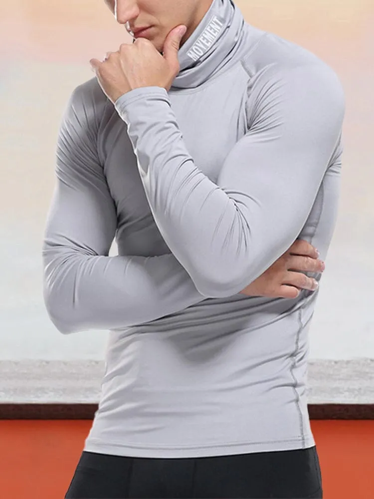 Turtleneck Sports Stretch Quick Dry Tops