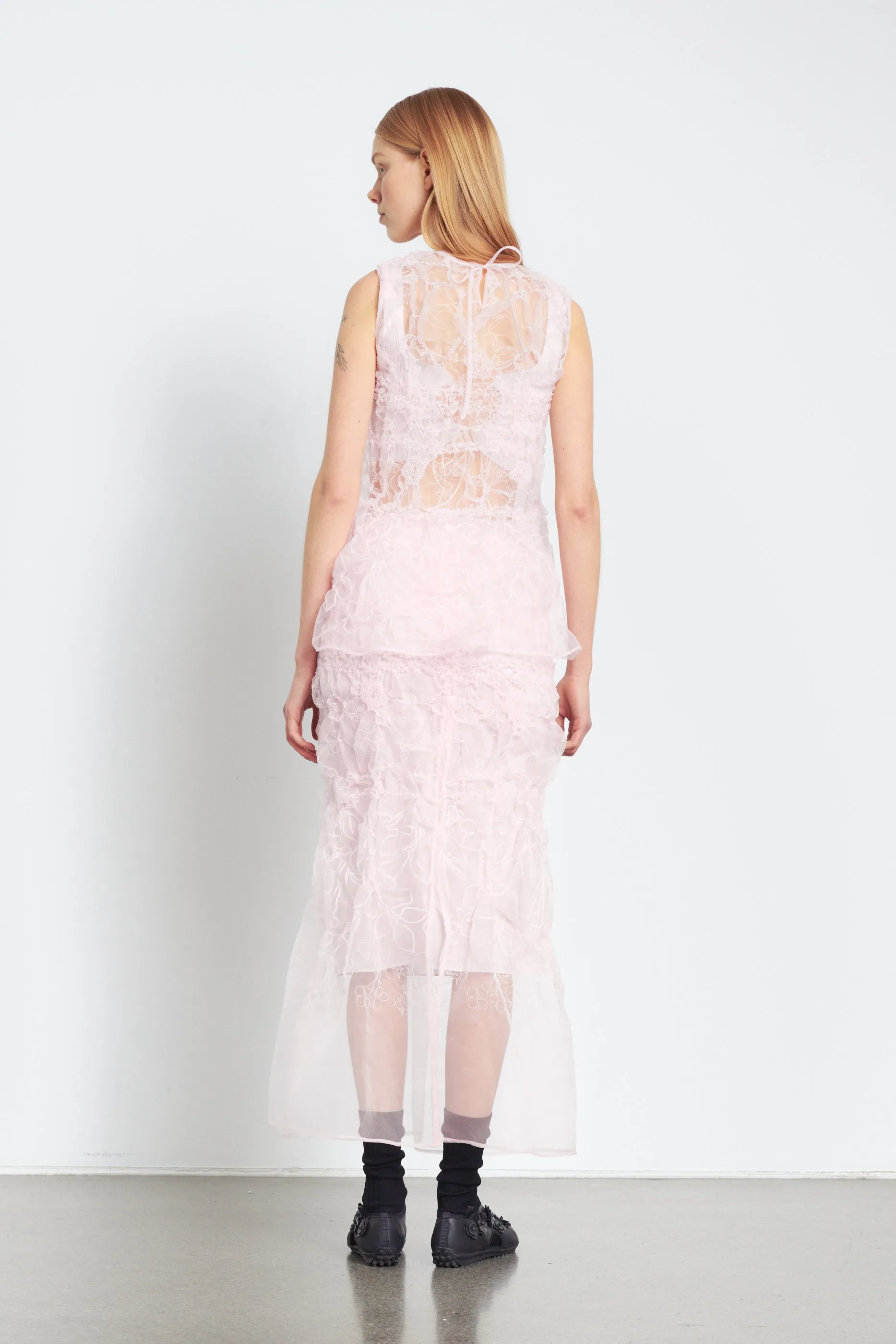 UTANIA | TOP DENALI EMBROIDERY ROSEWATER