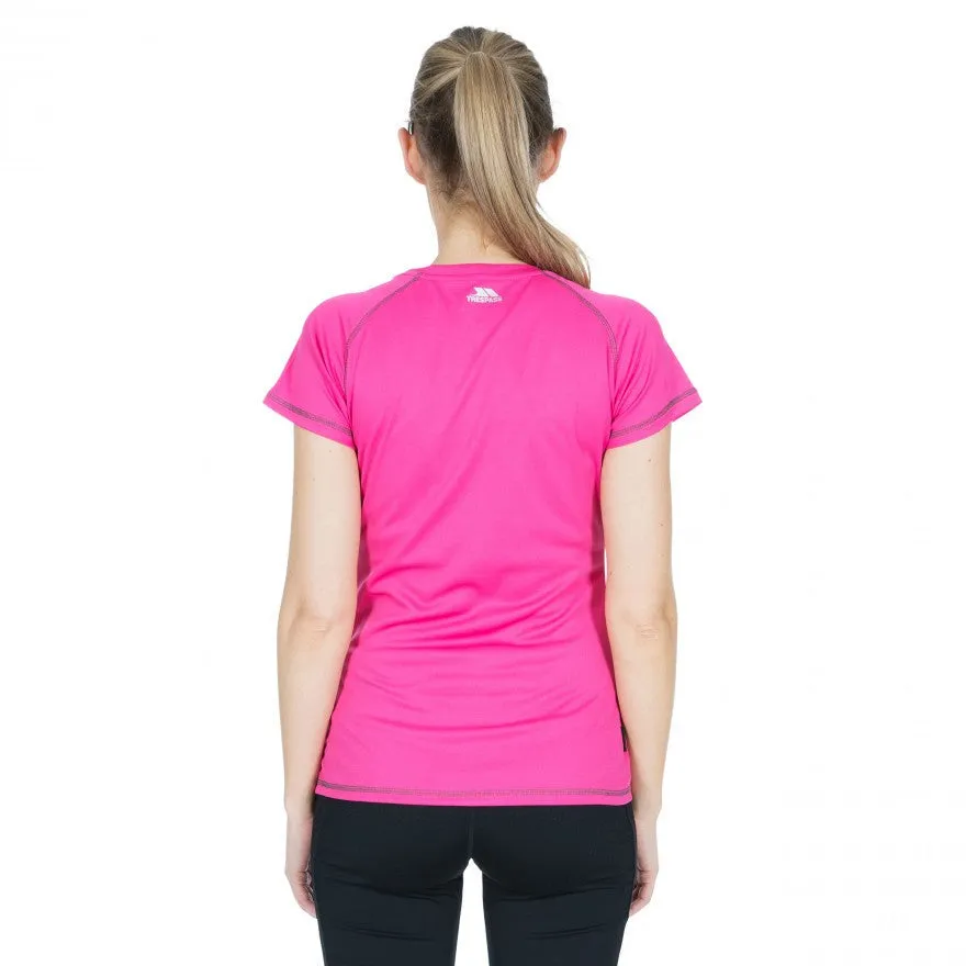 Viktoria Women's Active T-Shirt - Pink Lady