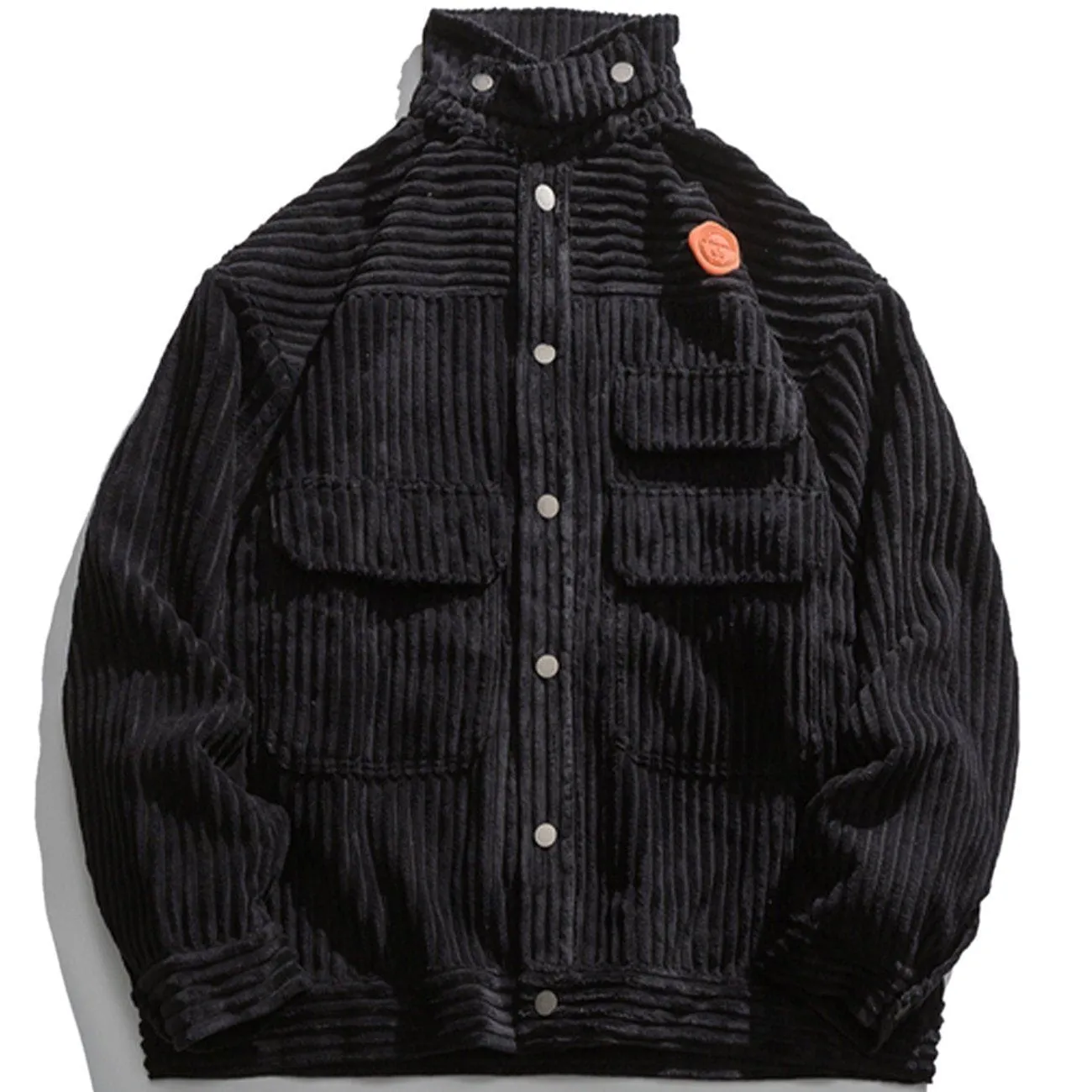 WLS Badge Striped Simple Jacket