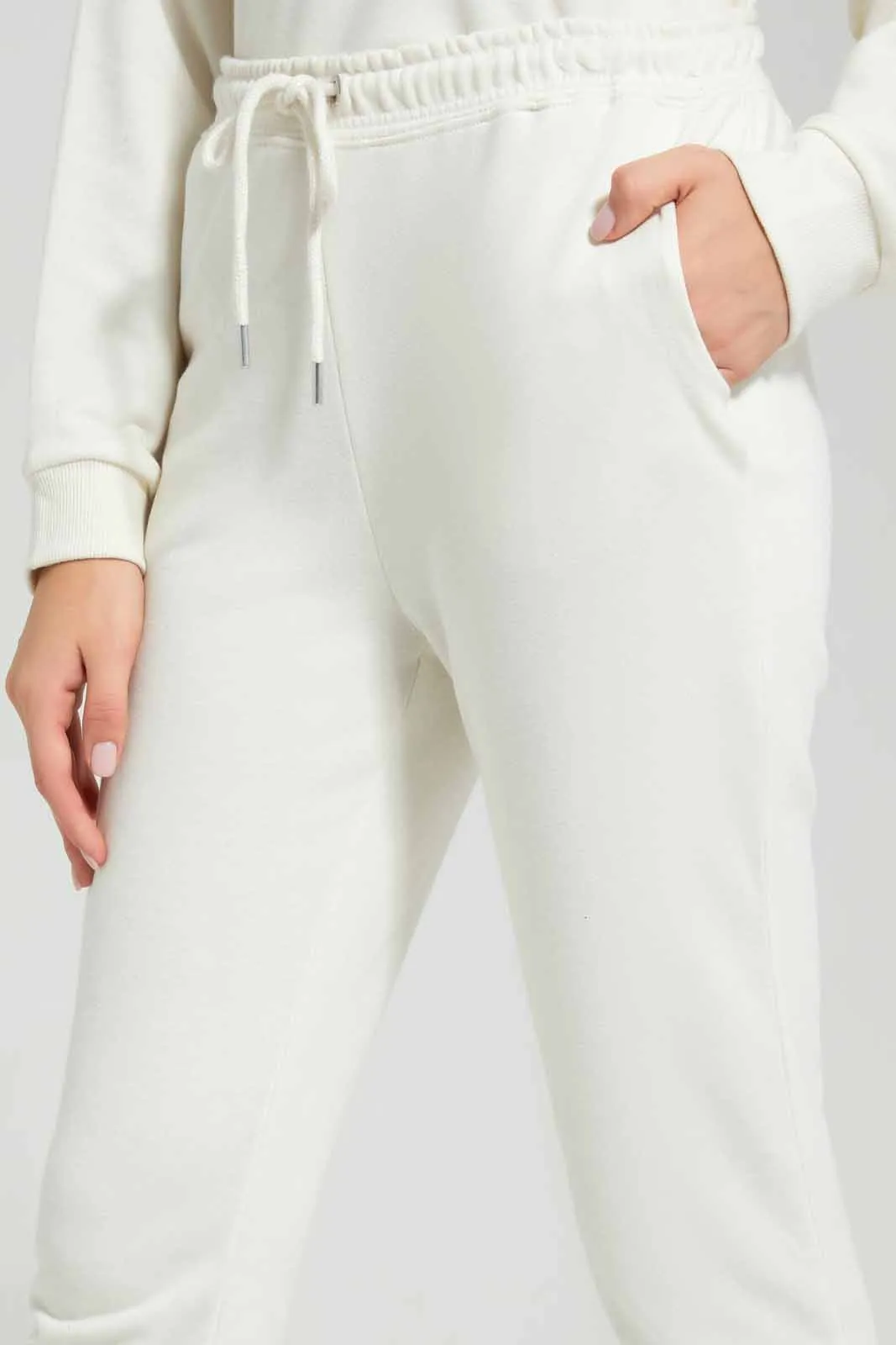 Women Ivory Active Pant