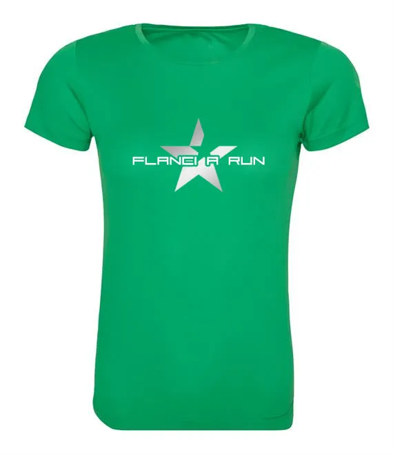 Women's T-Shirt | FLANCI A RUN Hi Viz | Green