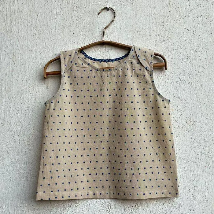 Zoo Jhabla Bag- 100% Organic Cotton Sleeveless Top