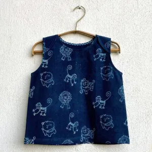 Zoo Jhabla Bag- 100% Organic Cotton Sleeveless Top